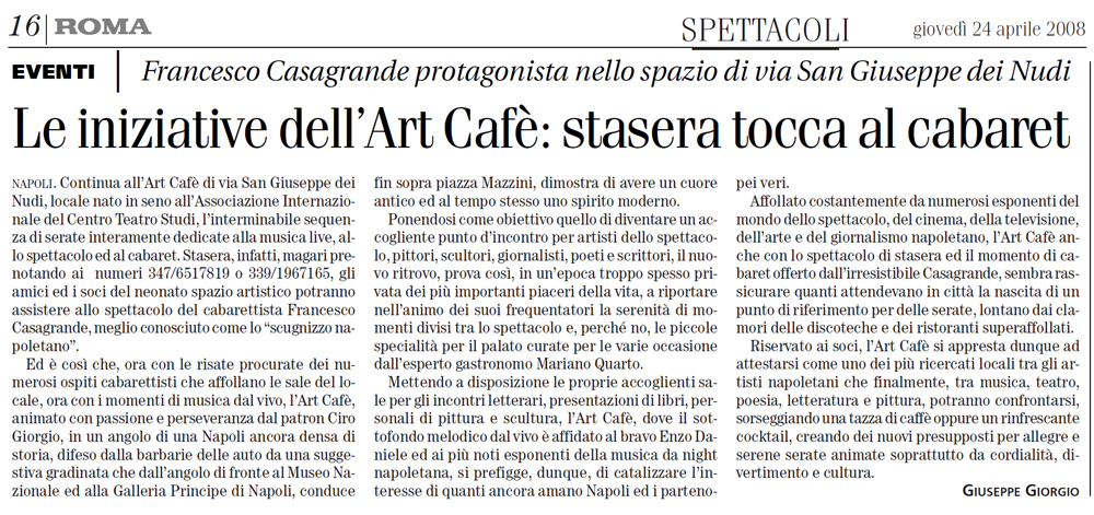 24 aprile 2008 Roma